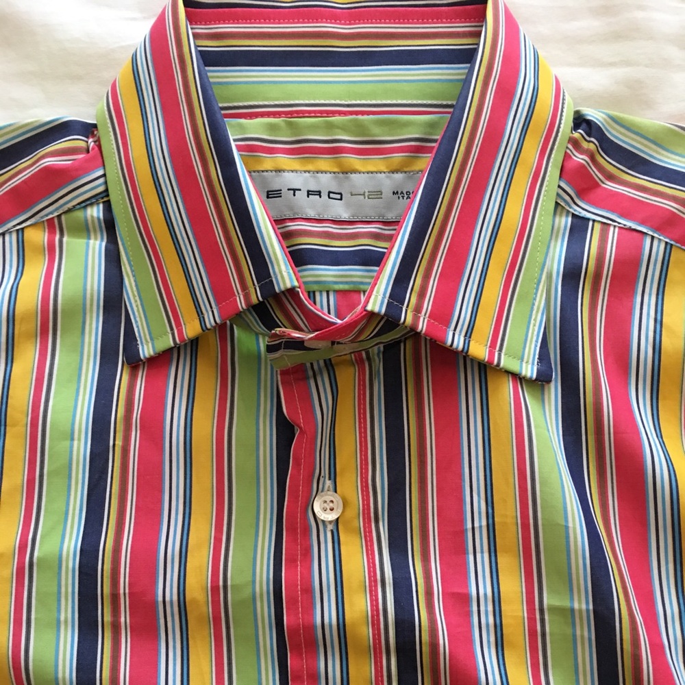 Etro 42 dress shirt made in Italy